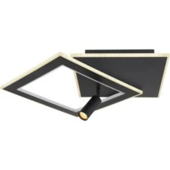 Globo LED-Deckenleuchte Marian 2-flammig Schwarz Matt 620 X 549 X 135 Mm -Globo Lighting 9007371429813 3749 S 03