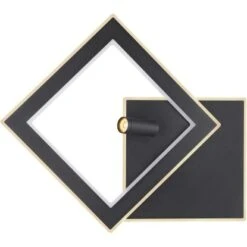 Globo LED-Deckenleuchte Marian 2-flammig Schwarz Matt 620 X 549 X 135 Mm -Globo Lighting 9007371429813 3749 S 04