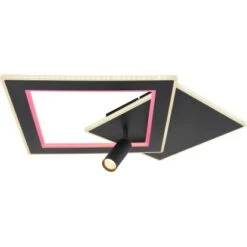 Globo LED-Deckenleuchte Marian 2-flammig Schwarz Matt 620 X 549 X 135 Mm -Globo Lighting 9007371429813 3749 S 07