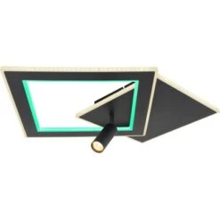 Globo LED-Deckenleuchte Marian 2-flammig Schwarz Matt 620 X 549 X 135 Mm -Globo Lighting 9007371429813 3749 S 08