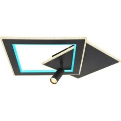 Globo LED-Deckenleuchte Marian 2-flammig Schwarz Matt 620 X 549 X 135 Mm -Globo Lighting 9007371429813 3749 S 09