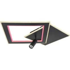 Globo LED-Deckenleuchte Marian 2-flammig Schwarz Matt 620 X 549 X 135 Mm -Globo Lighting 9007371429813 3749 S 10