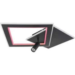 Globo LED-Deckenleuchte Marian 2-flammig Schwarz Matt 620 X 549 X 135 Mm -Globo Lighting 9007371429813 3749 S 12