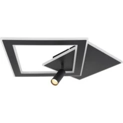 Globo LED-Deckenleuchte Marian 2-flammig Schwarz Matt 620 X 549 X 135 Mm -Globo Lighting 9007371429813 3749 S 13