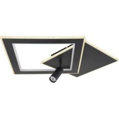 Globo LED-Deckenleuchte Marian 2-flammig Schwarz Matt 620 X 549 X 135 Mm -Globo Lighting 9007371429813 3749 S 19