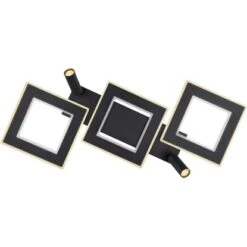 Globo LED-Deckenleuchte Marian 2-flammig Schwarz Matt 820 X 560 X 115 Mm -Globo Lighting 9007371429820 3749 S 04