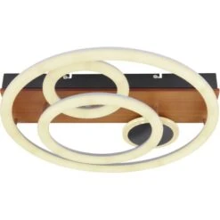 Globo LED-Deckenleuchte Darryl 1-flammig Schwarz 480 X 110 Mm 15 Globo LED-Deckenleuchte Darryl 1-flammig Schwarz 480 X 110 Mm -Globo Lighting 9007371429882 3749 S 03