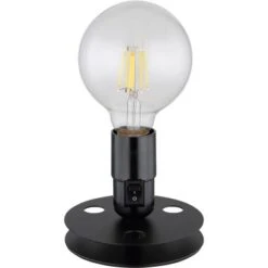 Globo Tischlampe Johanna 1-flammig Schwarz Matt 120 X 90 Mm -Globo Lighting 9007371429929 3749 S 03