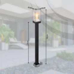 Globo Außenleuchte Gabba 1-flammig 100 X 100 X 1000 Mm -Globo Lighting 9007371430321 3749 S 09