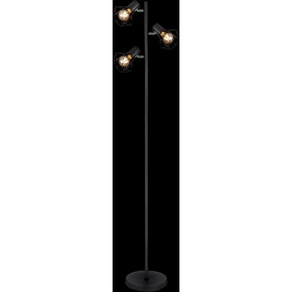 Globo Stehlampe Priska 3-flammig Schwarz Matt 305 X 250 X 1610 Mm 6 Globo Stehlampe Priska 3-flammig Schwarz Matt 305 X 250 X 1610 Mm – Bild 4