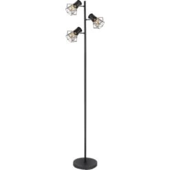 Globo Stehlampe Priska 3-flammig Schwarz Matt 305 X 250 X 1610 Mm 10 Globo Stehlampe Priska 3-flammig Schwarz Matt 305 X 250 X 1610 Mm -Globo Lighting 9007371430444 3749 S 03