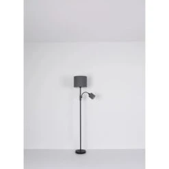 Globo Stehlampe Nathan 1-flammig Schwarz Matt 620 X 350 X 1600 Mm -Globo Lighting 9007371430451 3749 S 05