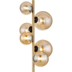 Globo LED-Stehlampe Riha 6-flammig Schwarz Matt 285 X 265 X 1550 Mm 18 Globo LED-Stehlampe Riha 6-flammig Schwarz Matt 285 X 265 X 1550 Mm -Globo Lighting 9007371430475 3749 CU 02