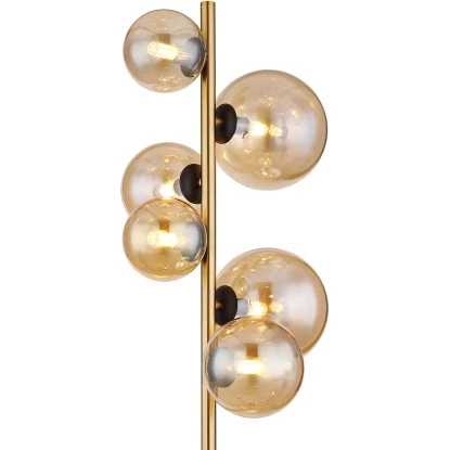 Globo LED-Stehlampe Riha 6-flammig Schwarz Matt 285 X 265 X 1550 Mm 10 Globo LED-Stehlampe Riha 6-flammig Schwarz Matt 285 X 265 X 1550 Mm – Bild 8