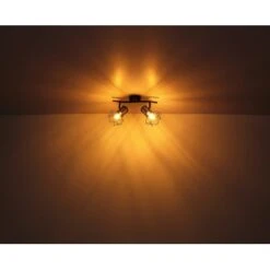 Globo Strahler Priska 3-flammig Schwarz Matt 285 X 190 Mm -Globo Lighting 9007371430642 3749 S 05