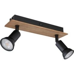 Globo Strahler Drew 2-flammig Dunkelbraun 250 X 60 X 90 Mm -Globo Lighting 9007371430789 3749 S 02