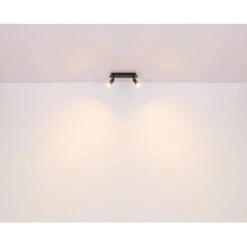 Globo Strahler Drew 2-flammig Dunkelbraun 250 X 60 X 90 Mm -Globo Lighting 9007371430789 3749 S 06