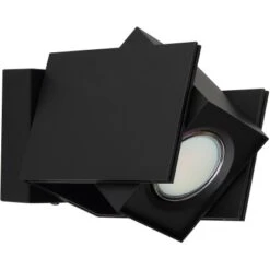 Globo Strahler Rory 1-flammig Schwarz Matt 78 X 84 X 157 Mm -Globo Lighting 9007371430802 3749 S 02