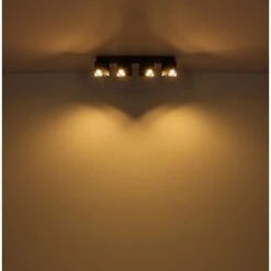 Globo Strahler Rory 1-flammig Schwarz Matt 78 X 84 X 157 Mm -Globo Lighting 9007371430802 3749 S 04