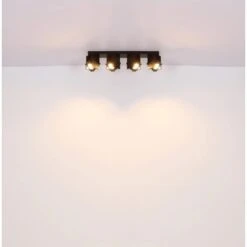 Globo Strahler Rory 1-flammig Schwarz Matt 78 X 84 X 157 Mm -Globo Lighting 9007371430802 3749 S 05