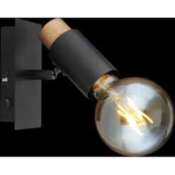 Globo Strahler Matti 1-flammig Schwarz Matt 80 X 140 Mm -Globo Lighting 9007371430871 3749 S 02