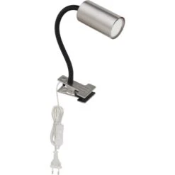 Globo Klemmstrahler Robby 1-flammig Nickel Matt 290 X 100 X 415 Mm -Globo Lighting 9007371430888 3749 S 02