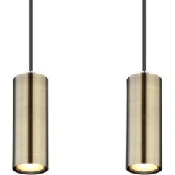 Globo Pendelleuchte Robby 6-flammig Schwarz Matt 1150 X 60 X 1200 Mm -Globo Lighting 9007371431007 3749 CU 01