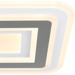 Globo LED-Deckenleuchte Sabatino 1-flammig Weiß 380 X 380 X 55 Mm -Globo Lighting 9007371431168 3749 CU 01