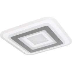 Globo LED-Deckenleuchte Sabatino 1-flammig Weiß 380 X 380 X 55 Mm -Globo Lighting 9007371431168 3749 S 02