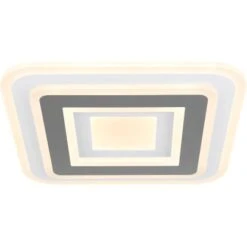 Globo LED-Deckenleuchte Sabatino 1-flammig Weiß 380 X 380 X 55 Mm -Globo Lighting 9007371431168 3749 S 03