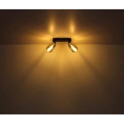 Globo Strahler Hadera 4-flammig Schwarz Matt-Rauchfarben 670 X 90 X 215 Mm -Globo Lighting 9007371431229 3749 S 07