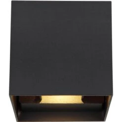 Globo LED-Außenleuchte Veronika 1-flammig Schwarz 100 X 100 Mm -Globo Lighting 9007371431687 3749 S 03