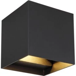 Globo LED-Außenleuchte Veronika 1-flammig Schwarz 100 X 100 Mm -Globo Lighting 9007371431687 3749 S 04