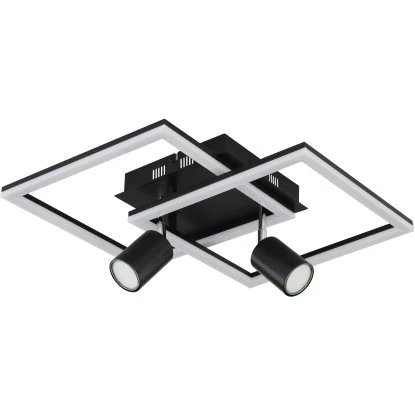 Globo LED-Deckenleuchte 3-flammig Schwarz Matt 420 X 420 X 190 Mm 5 Globo LED-Deckenleuchte 3-flammig Schwarz Matt 420 X 420 X 190 Mm – Bild 3