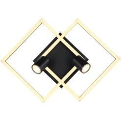 Globo LED-Deckenleuchte 3-flammig Schwarz Matt 420 X 420 X 190 Mm 14 Globo LED-Deckenleuchte 3-flammig Schwarz Matt 420 X 420 X 190 Mm -Globo Lighting 9007371431694 3749 S 04