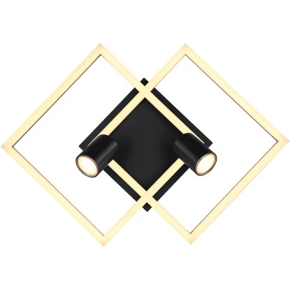 Globo LED-Deckenleuchte 3-flammig Schwarz Matt 420 X 420 X 190 Mm 7 Globo LED-Deckenleuchte 3-flammig Schwarz Matt 420 X 420 X 190 Mm – Bild 5