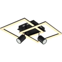 Globo LED-Deckenleuchte 3-flammig Schwarz Matt 420 X 420 X 190 Mm 16 Globo LED-Deckenleuchte 3-flammig Schwarz Matt 420 X 420 X 190 Mm -Globo Lighting 9007371431694 3749 S 05