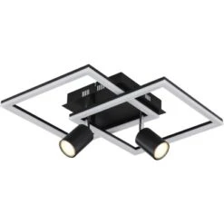 Globo LED-Deckenleuchte 3-flammig Schwarz Matt 420 X 420 X 190 Mm 15 Globo LED-Deckenleuchte 3-flammig Schwarz Matt 420 X 420 X 190 Mm -Globo Lighting 9007371431694 3749 S 06