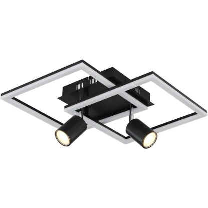 Globo LED-Deckenleuchte 3-flammig Schwarz Matt 420 X 420 X 190 Mm 8 Globo LED-Deckenleuchte 3-flammig Schwarz Matt 420 X 420 X 190 Mm – Bild 6