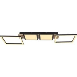 Globo LED-Deckenleuchte 1-flammig Schwarz Matt 1000 X 270 X 110 Mm 12 Globo LED-Deckenleuchte 1-flammig Schwarz Matt 1000 X 270 X 110 Mm -Globo Lighting 9007371431700 3749 S 03