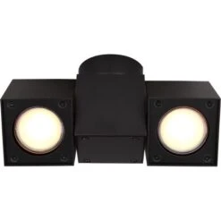 Globo Strahler 2-flammig Schwarz Matt 217 X 70 X 105 Mm -Globo Lighting 9007371431786 3749 S 03