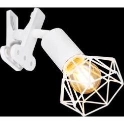 Globo Klemmstrahler Xara I 1-flammig Weiß Matt 170 X 92 X 180 Mm -Globo Lighting 9007371432103 3749 S 02
