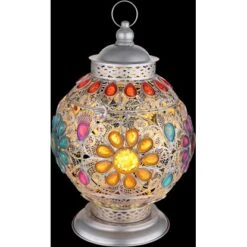 Globo Tischlampe 1-flammig Silbergrau 270 X 395 Mm -Globo Lighting 9007371432134 3749 S 02