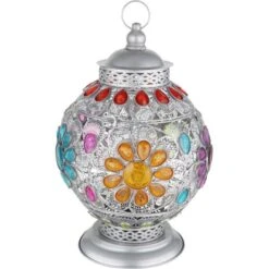 Globo Tischlampe 1-flammig Silbergrau 270 X 395 Mm -Globo Lighting 9007371432134 3749 S 03