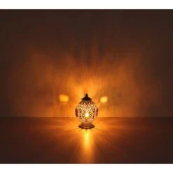 Globo Tischlampe 1-flammig Silbergrau 270 X 395 Mm -Globo Lighting 9007371432134 3749 S 05