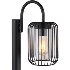 Globo Außenleuchte 1-flammig Schwarz Matt 300 X 160 X 800 Mm -Globo Lighting 9007371432189 3749 CU 01