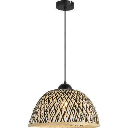 Globo Pendelleuchte 1-flammig Schwarz Matt 300 X 1200 Mm 3 Globo Pendelleuchte 1-flammig Schwarz Matt 300 X 1200 Mm