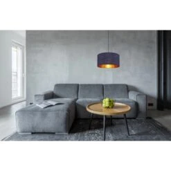 Globo Pendelleuchte 1-flammig Schwarz Matt 400 X 1400 Mm