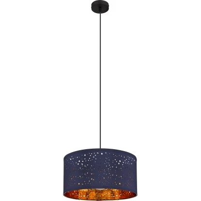 Globo Pendelleuchte 1-flammig Schwarz Matt 400 X 1400 Mm 5 Globo Pendelleuchte 1-flammig Schwarz Matt 400 X 1400 Mm – Bild 3