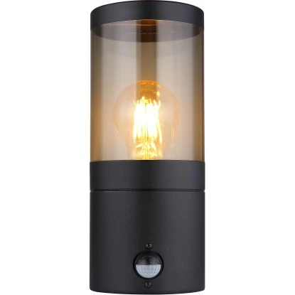 Globo Außenleuchte 1-flammig Schwarz Matt 10,2 Cm X 24,5 Cm 6 Globo Außenleuchte 1-flammig Schwarz Matt 10,2 Cm X 24,5 Cm – Bild 4